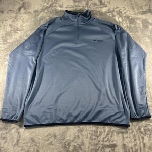 Blue Columbia Sportswear quarter zip pullover